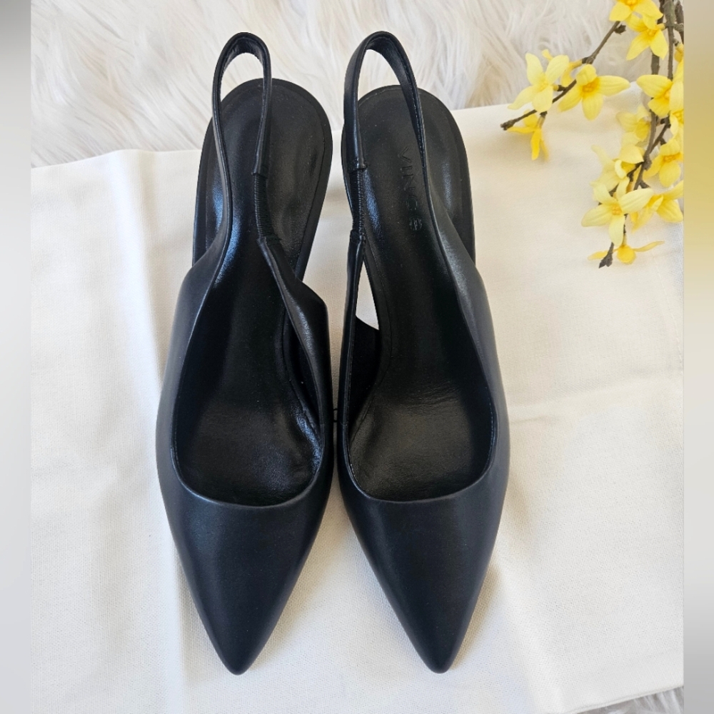 NIB Vince 'Patrice' Leather Slingback Heel - Picture 11 of 17